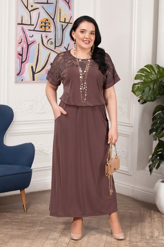 Платье Бонита Цвет:шоколад фото: #1