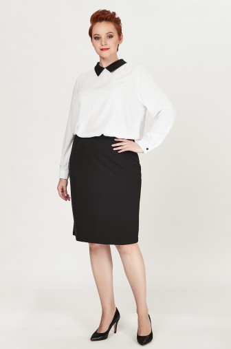 Блуза офисная белая 1910039: Цвет 1 фото: #1