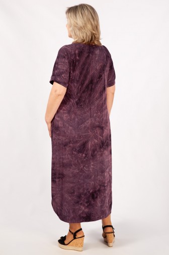 Платье Лори-2: Цвет баклажановый фото: #1