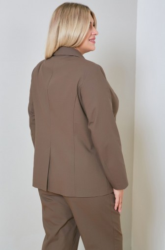 Жакет 1356: Цвет темно-коричневый фото: #1