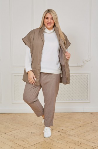 Жилет 1339: Цвет бежевый фото: #1