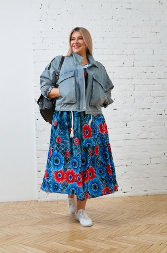 Куртка 1346: Цвет голубой фото: #1