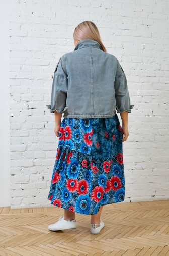 Куртка 1346: Цвет голубой фото: #1