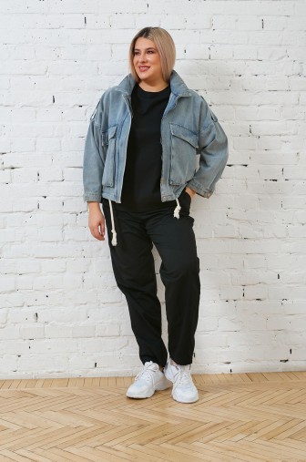 Куртка 1346: Цвет голубой фото: #1