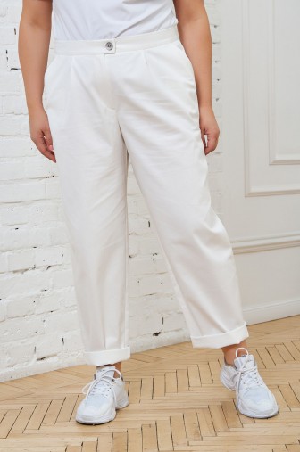 Брюки 868: Цвет белый фото: #1