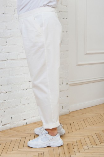 Брюки 868: Цвет белый фото: #1