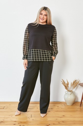 Джемпер 1331: Цвет черный фото: #1