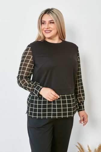 Джемпер 1331: Цвет черный фото: #1