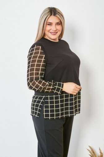 Джемпер 1331: Цвет черный фото: #1