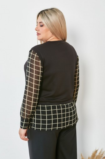 Джемпер 1331: Цвет черный фото: #1