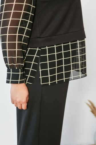 Джемпер 1331: Цвет черный фото: #1