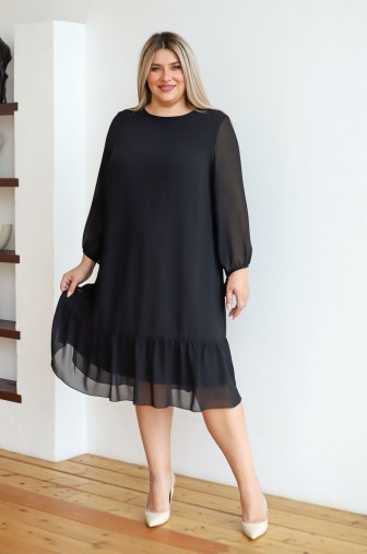 Фото: Платье 1289: Цвет угольный