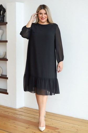 Платье 1289: Цвет угольный фото: #1