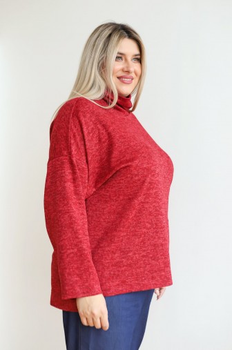 Водолазка 1333: Цвет красный фото: #1