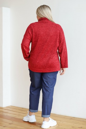 Водолазка 1333: Цвет красный фото: #1