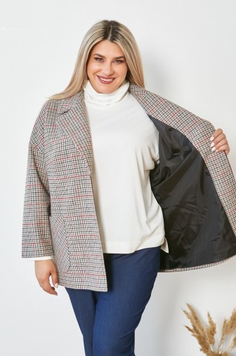 Жакет 1012: Цвет серо-коричневый фото: #1