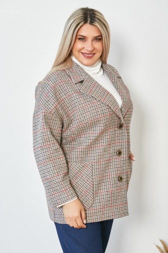 Жакет 1012: Цвет серо-коричневый фото: #1