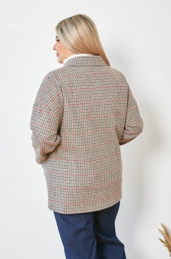 Жакет 1012: Цвет серо-коричневый фото: #1