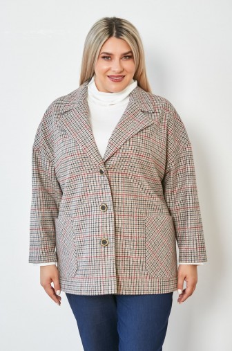 Фото: Жакет 1012: Цвет серо-коричневый