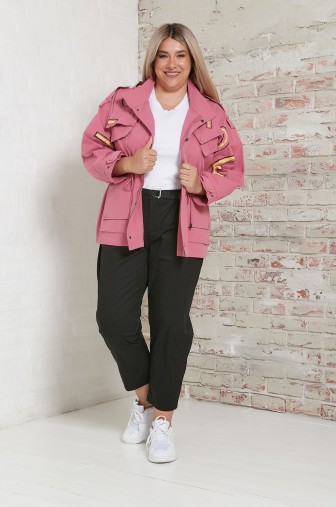 Куртка 1318: Цвет розовый фото: #1