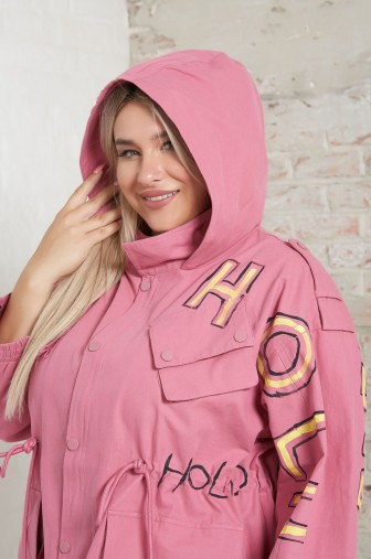 Куртка 1318: Цвет розовый фото: #1