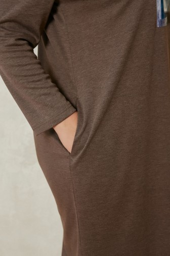 Платье 1297: Цвет коричневый фото: #1