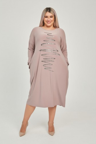 Платье 1278: Цвет капучино фото: #1