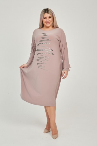 Платье 1278: Цвет капучино фото: #1