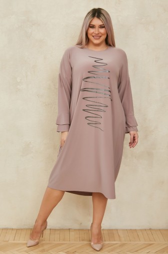 Фото: Платье 1278: Цвет капучино