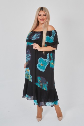 Платье 1267: Цвет черный фото: #1