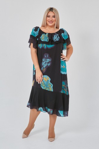 Платье 1267: Цвет черный фото: #1