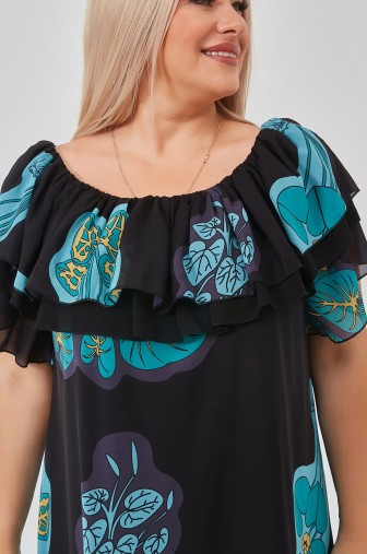 Платье 1267: Цвет черный фото: #1