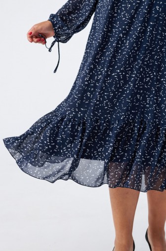 Платье 1289: Цвет темно-синий фото: #1