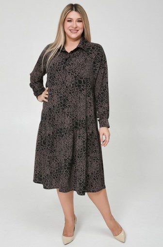 Фото: Платье 1378: Цвет черный