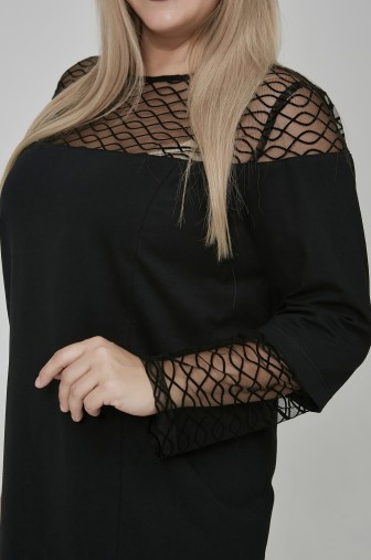 Платье 1370: Цвет черный фото: #1