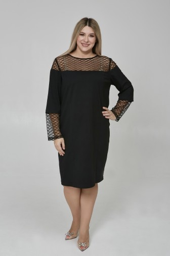 Платье 1370: Цвет черный фото: #1