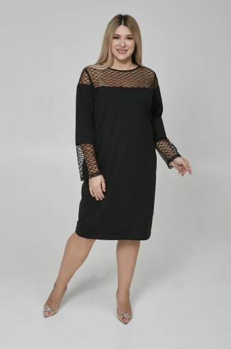 Платье 1370: Цвет черный фото: #1