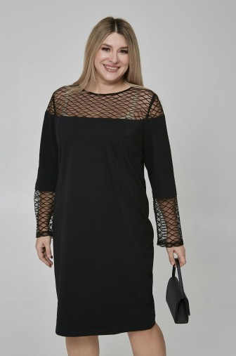 Фото: Платье 1370: Цвет черный