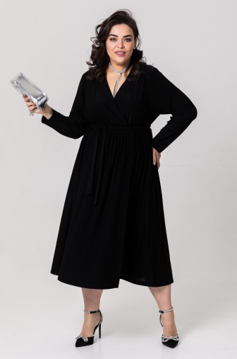 Фото: Платье 1381: Цвет черный