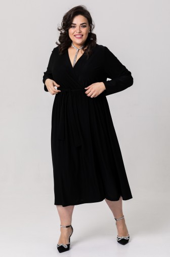 Платье 1381: Цвет черный фото: #1