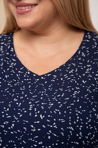 Платье 1383: Цвет темно-синий фото: #1