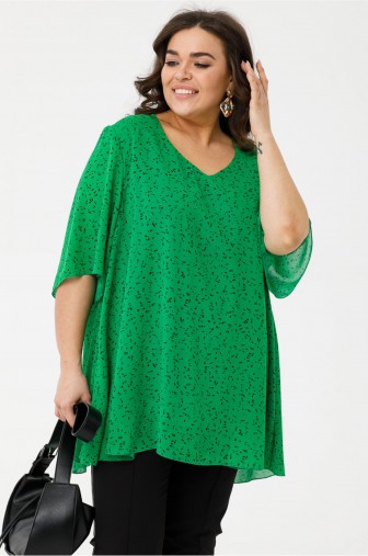 Блуза 1122: Цвет зеленый фото: #1