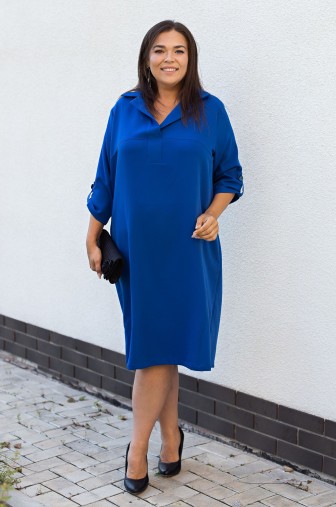 Платье 1302: Цвет синий фото: #1