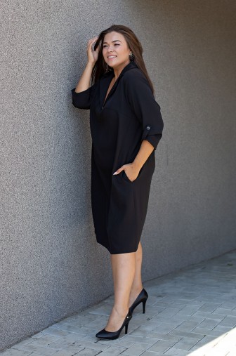 Платье 1302: Цвет черный фото: #1