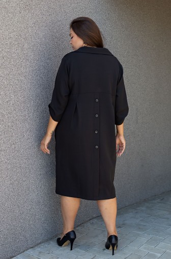 Платье 1302: Цвет черный фото: #1