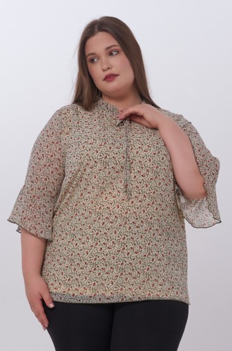 Блузка 1397: Цвет светло-зеленый фото: #1