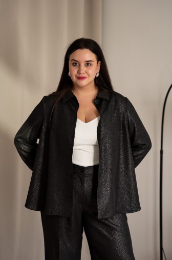 Фото: Рубашка 1154: Цвет черный