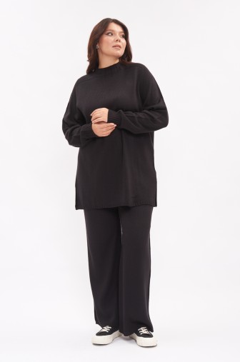 %Костюм вязаный KO82051BLK01 распродажа% фото: #1