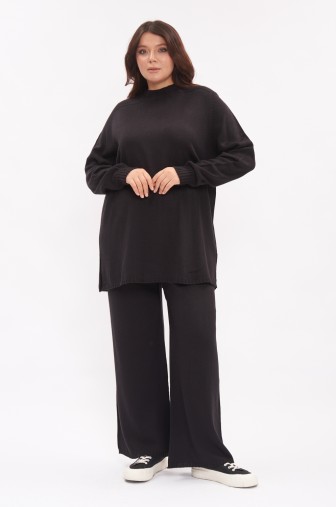 %Костюм вязаный KO82051BLK01 распродажа% фото: #1