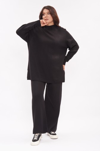 %Костюм вязаный KO82051BLK01 распродажа% фото: #1